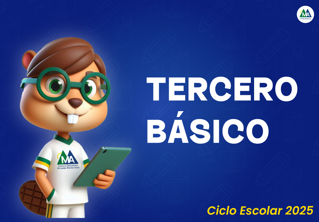 🍎 Agenda Escolar Tercero Básico